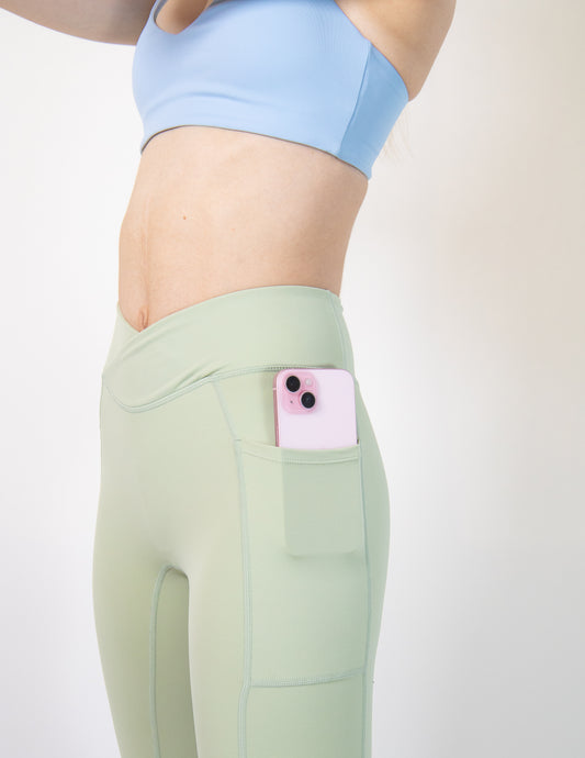 Leggings Scrunch (V snið með vasa)